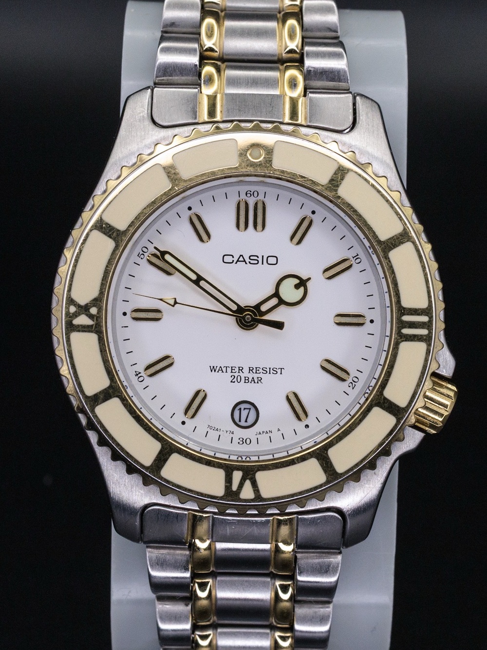 Casio RARE MD-729 Vintage Marlin 36mm Date JDM Import Dress Watch - Picture 1 of 6